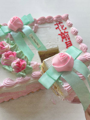 ROSETTE RIBBON LOCKET PIN