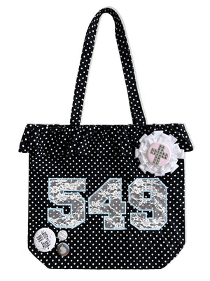 549 POLKA DOT TOTE BAG