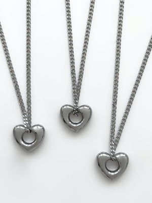 MON AMOUR HEART PENDANT CHAIN NECKLACE