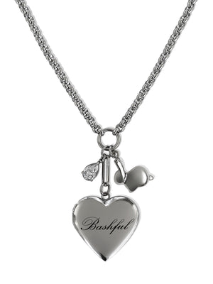 BASHFUL HEART LOCKET NECKLACE