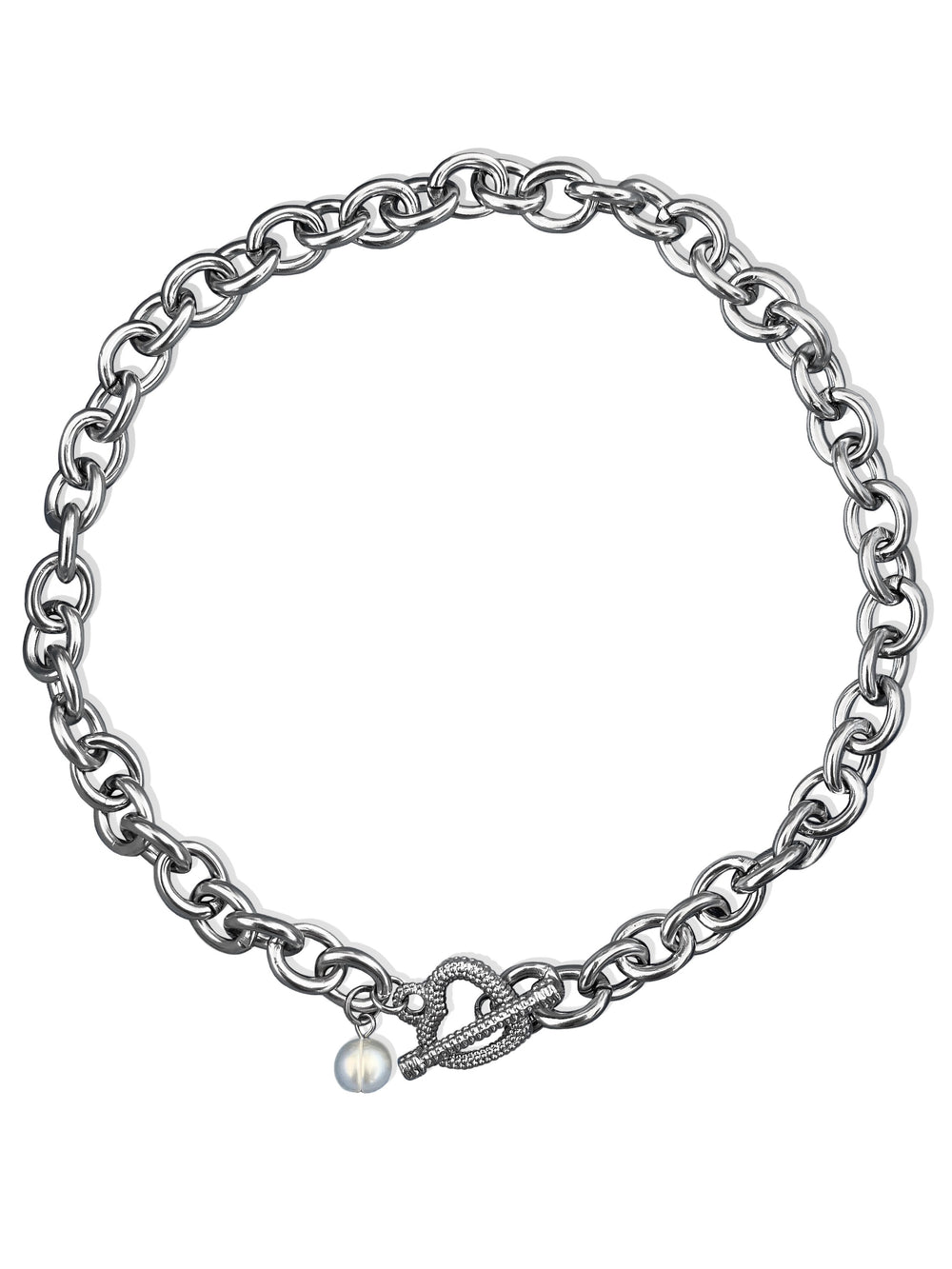 BEV HILLS HEART TOGGLE CHAIN NECKLACE