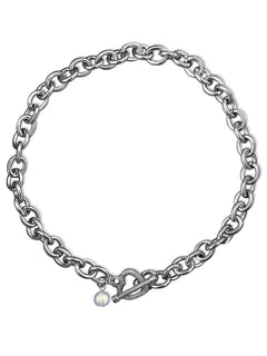 BEV HILLS HEART TOGGLE CHAIN NECKLACE