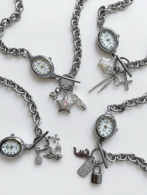 ON TIME CUSTOM WATCH NECKLACE