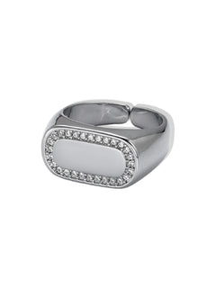 THE ICED OUT SIGNET RING
