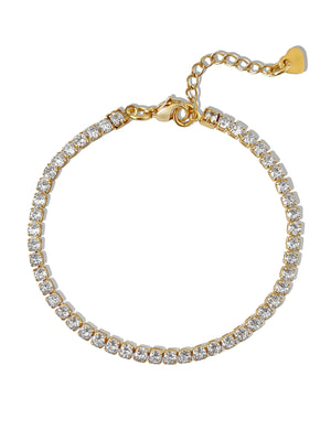 GIANNA GOLD TENNIS CHAIN BRACELET