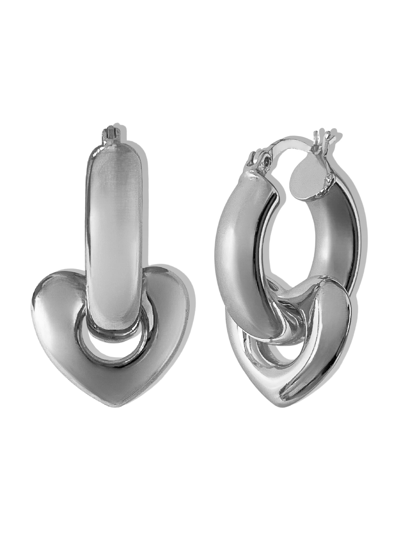 Alter Ego Silver Hoop Earrings