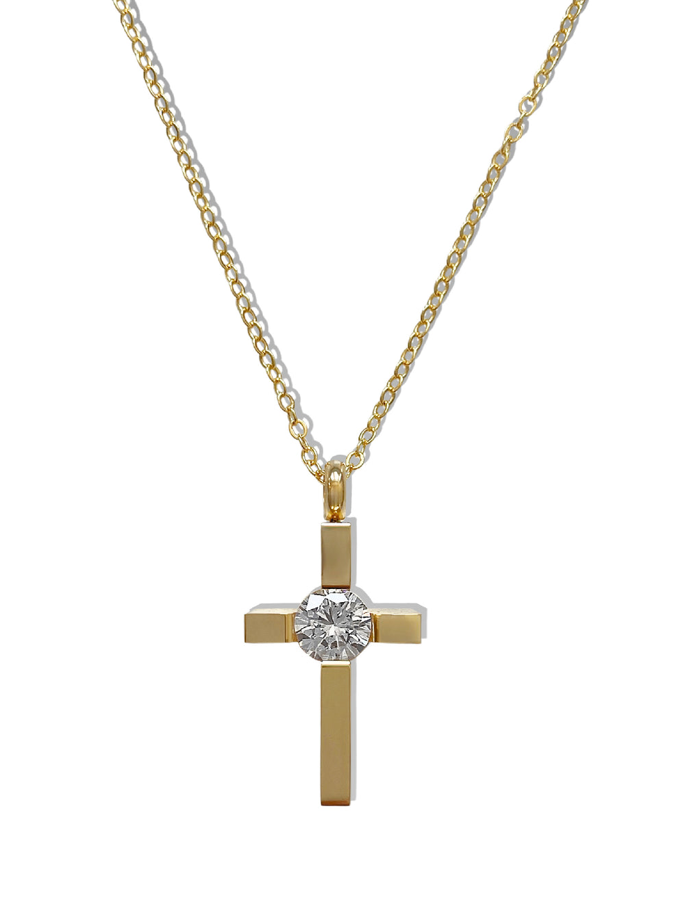 FLORENCE CROSS PENDANT NECKLACE