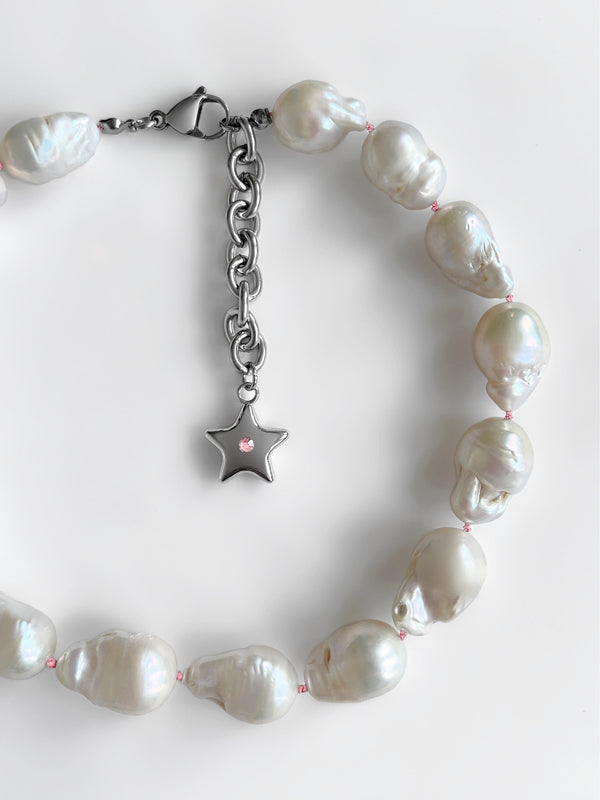 CLEO LARGE BAROQUE PEARL NECKLACE