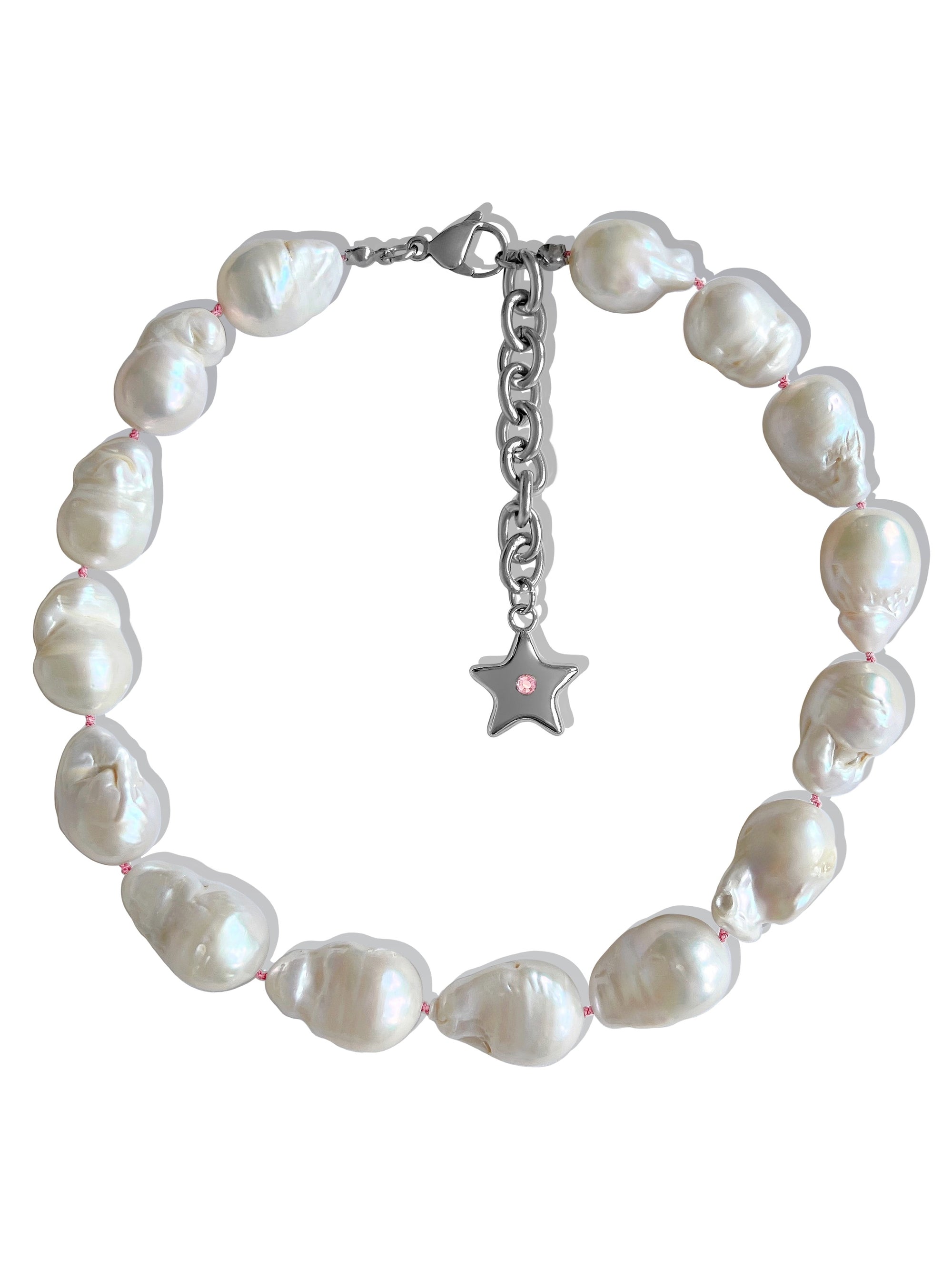 CLEO LARGE BAROQUE PEARL NECKLACE