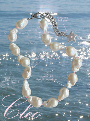 CLEO LARGE BAROQUE PEARL NECKLACE