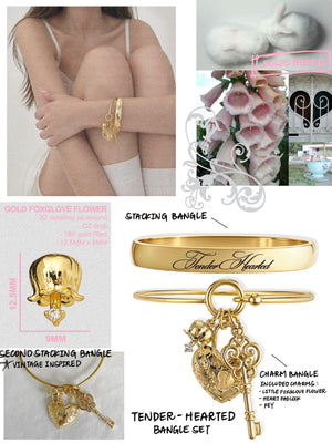 TENDER HEARTED BANGLE SET