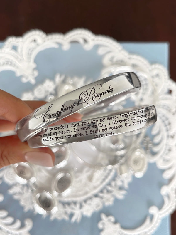 EVERYTHING'S ROMANTIC BANGLE SET