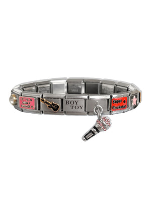 ROCKSTAR'S GIRLFRIEND CHARM BRACELET