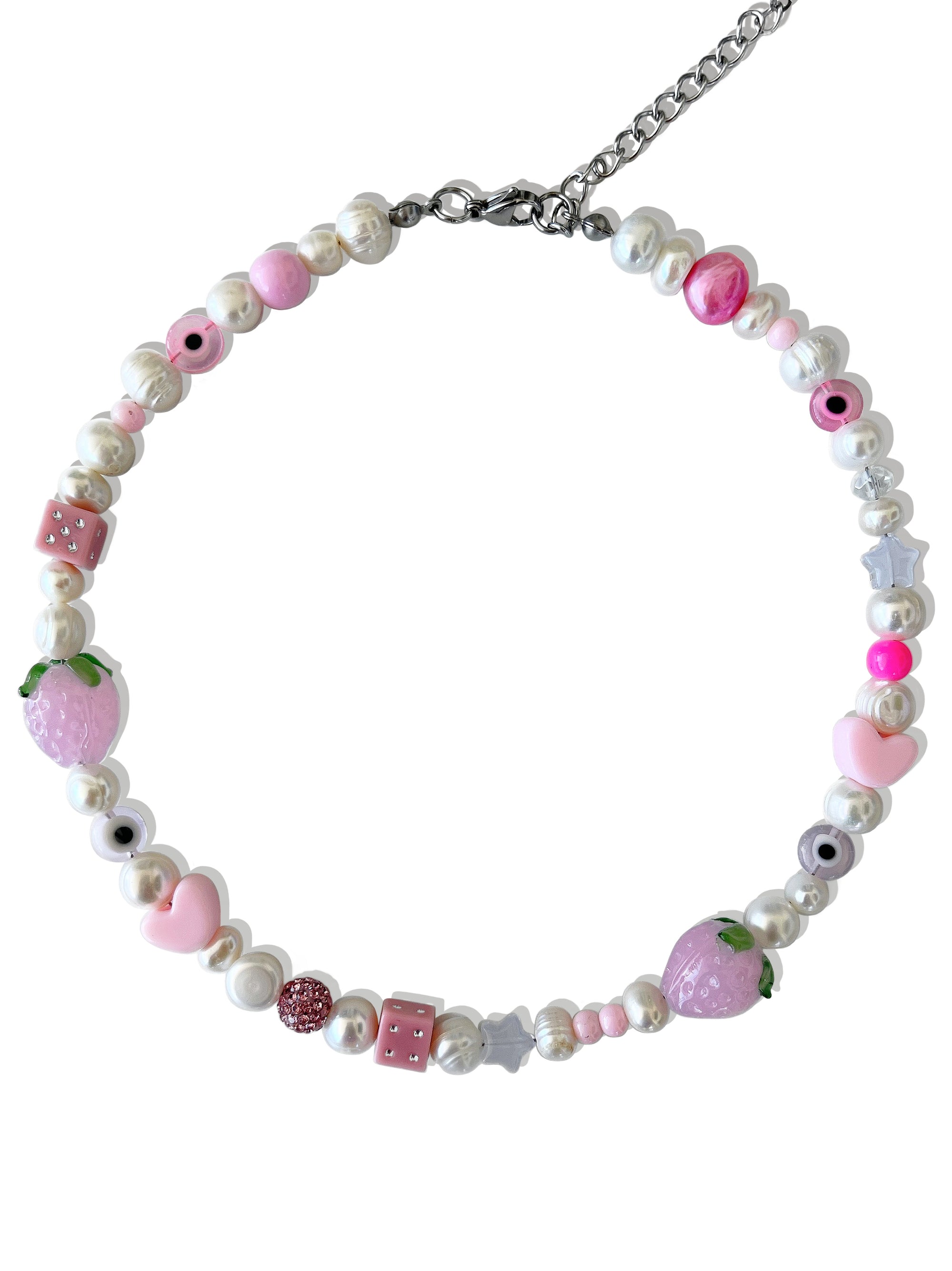 STRAWBERRY SWEETIE FRESHWATER PEARL NECKLACE