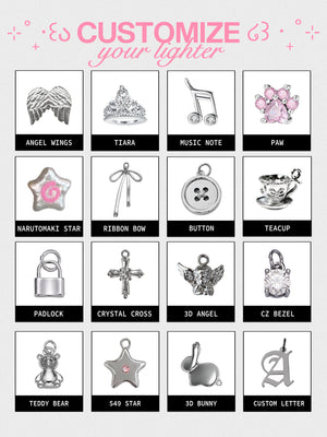 CUSTOM CHARM LIGHTER CASE