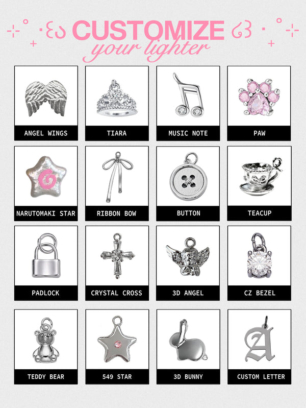 CUSTOM CHARM LIGHTER CASE