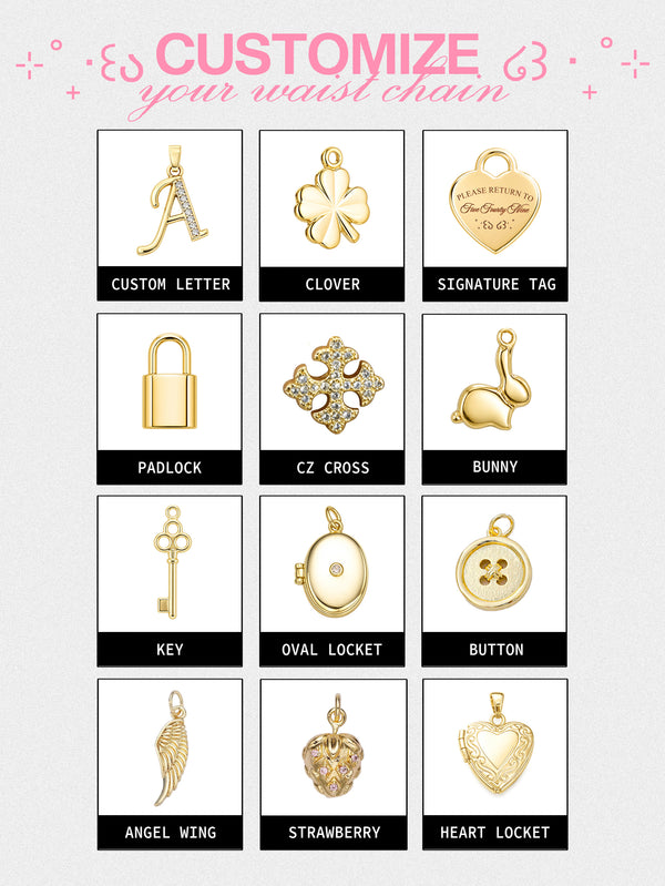 MON TRÉSOR CUSTOM CHARM WAIST CHAIN