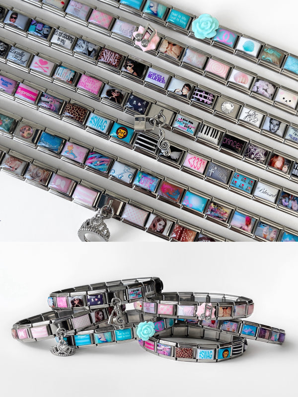 BIEBER FEVER CHARM BRACELET