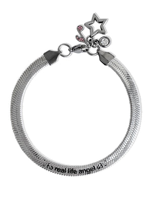 REAL LIFE ANGEL ENGRAVED BRACELET