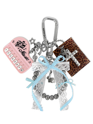 SWEET MELODY CHARM KEYCHAIN