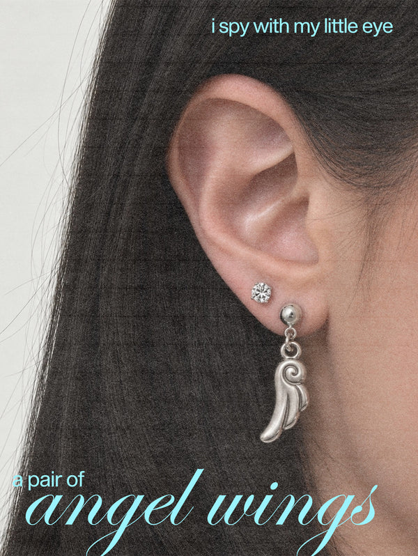 ANGEL WINGS EARRING SET