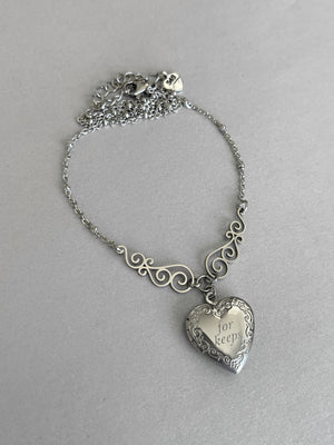 FOR KEEPS LOCKET NECKLACE