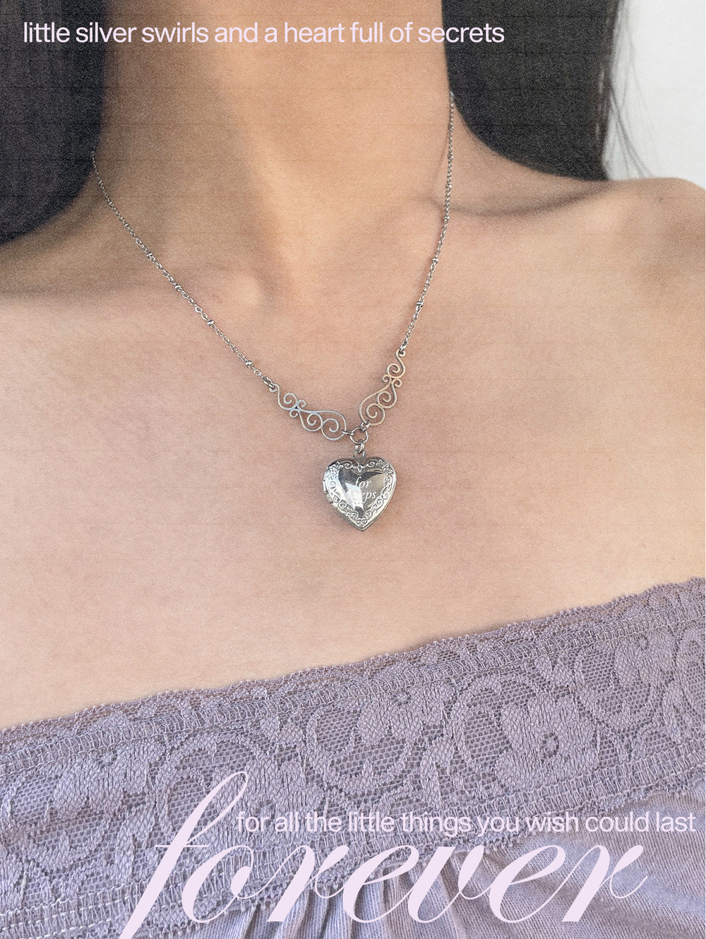 FOR KEEPS LOCKET NECKLACE