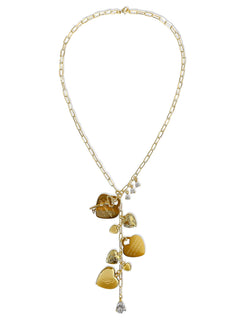 HOLD ME CLOSE CHARM LARIAT NECKLACE