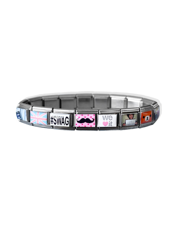I <3 TUMBLR CHARM BRACELET