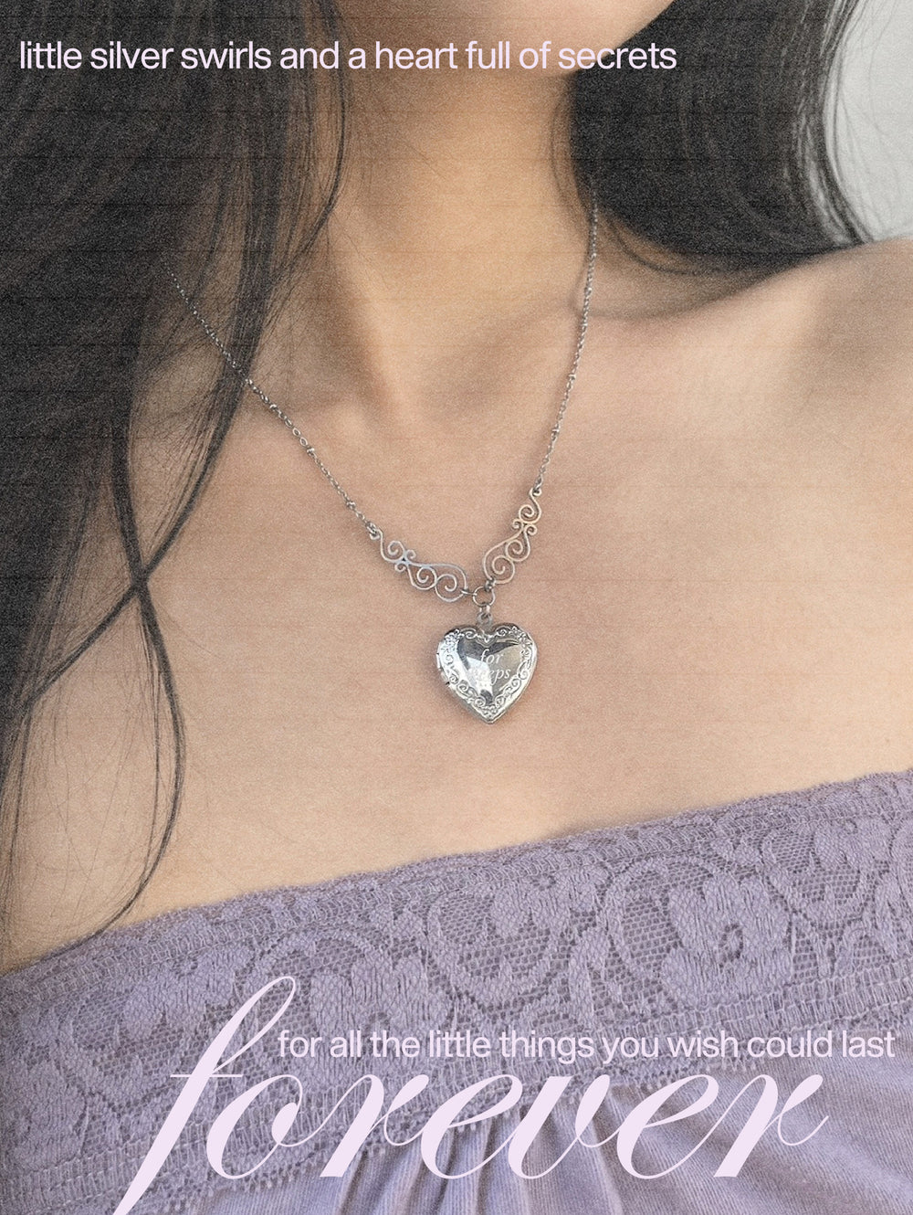 FOR KEEPS LOCKET NECKLACE