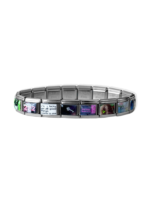 LUCKIEST GIRL IN THE WORLD CHARM BRACELET