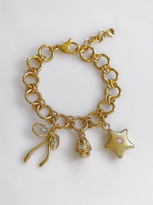 MIFFY GOLD CHARM BRACELET