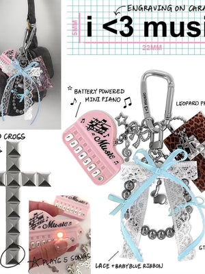 SWEET MELODY CHARM KEYCHAIN