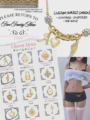 MON TRÉSOR CUSTOM CHARM WAIST CHAIN