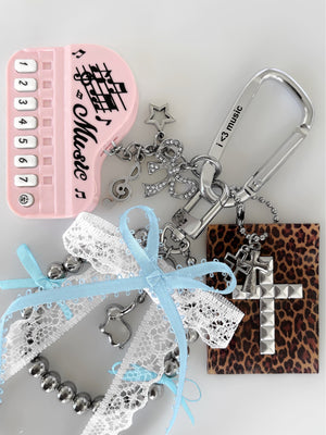 SWEET MELODY CHARM KEYCHAIN