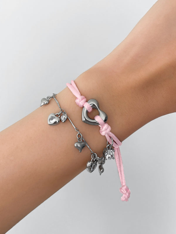 SWEET NOTHINGS BRACELET SET IN PINK