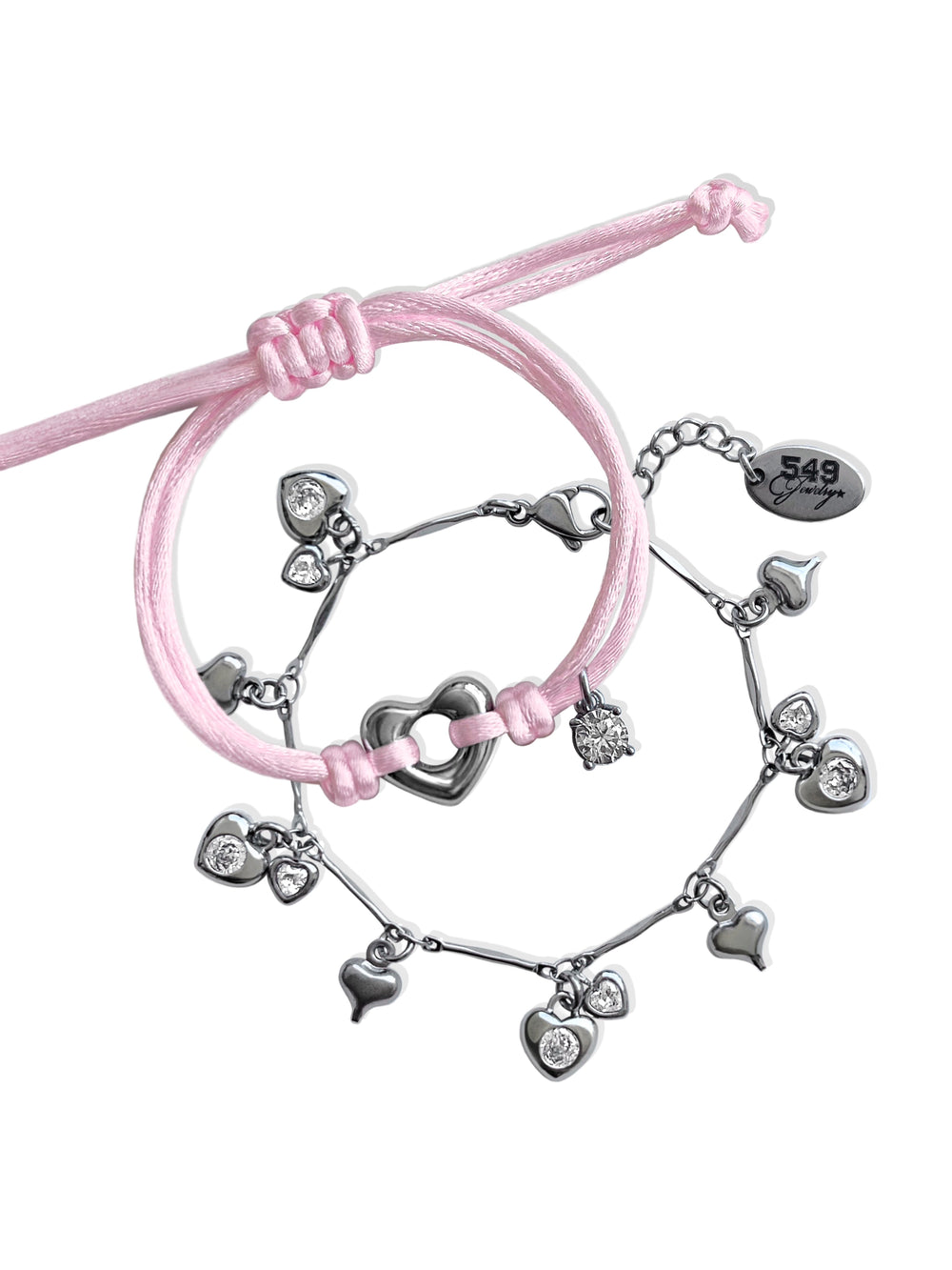 SWEET NOTHINGS BRACELET SET IN PINK