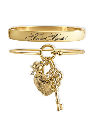 TENDER HEARTED BANGLE SET