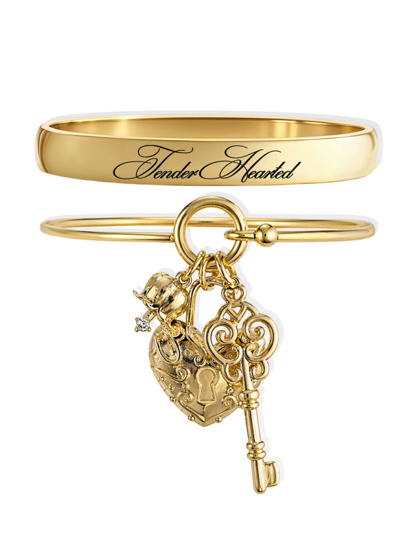 TENDER HEARTED BANGLE SET