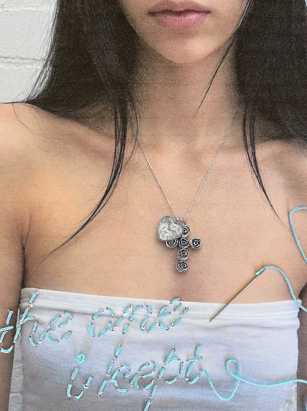 THE ONE I KEPT CROSS NECKLACE