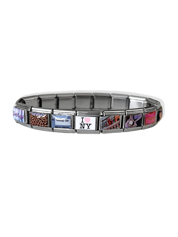 XOXO, GOSSIP GIRL CHARM BRACELET