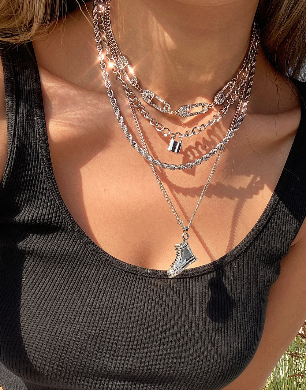 TWISTED ROPE CHAIN NECKLACE