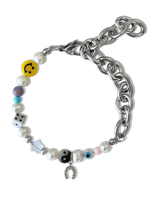 LUCKY CHARM HALF & HALF BRACELET