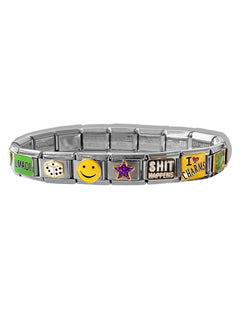 HAPPY GO LUCKY CHARM BRACELET