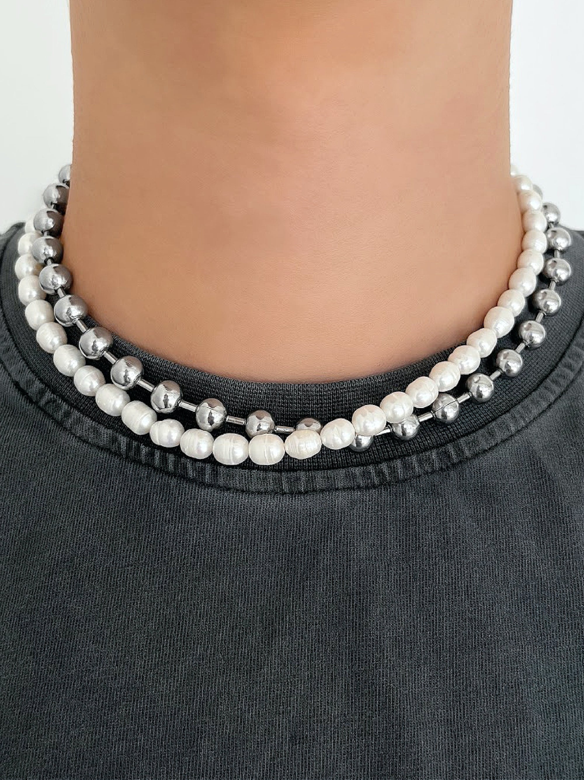 XL BALL CHAIN NECKLACE