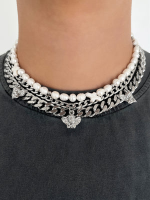 STAPLE CHAIN NECKLACE