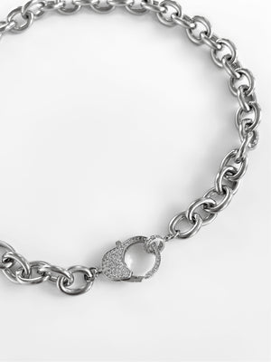 ON LOCK CHAIN NECKLACE