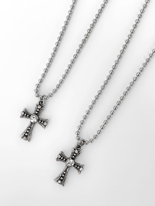 VENEZIA CROSS CHAIN NECKLACE