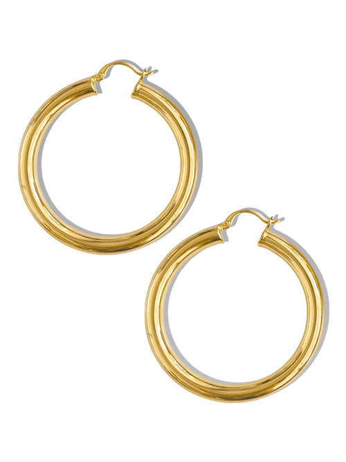 PARK AVENUE LARGE TUBE HOOPS