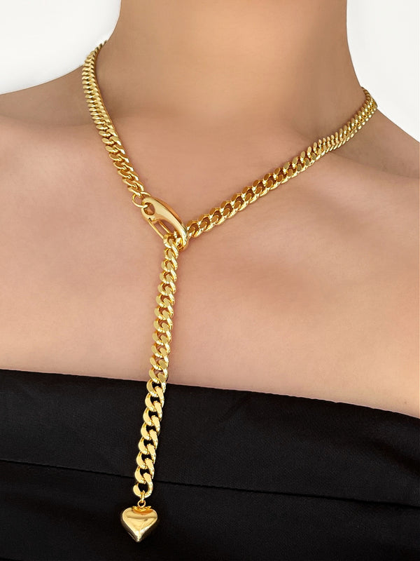 MAUDE LARIAT CHAIN NECKLACE